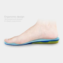 Load image into Gallery viewer, Thickening Shock Absorption Sports Insoles Running Slip Anti-Pain Sweat-Absorbent Breathable Basketball Military Training Insoles, S: 23.5cm, M: 27cm, L: 30.5cm