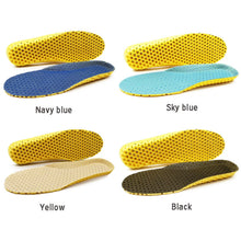 Load image into Gallery viewer, 5 Pairs Stretch Breathable Deodorant Running Cushion Insoles, 35, 36, 37, 38, 40, 41, 42, 43, 44, 45, 46, 39