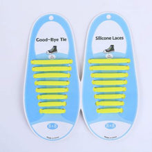 Load image into Gallery viewer, 16 PCS / Set Running No Tie Shoelaces Fashion Unisex Athletic Elastic Silicone ShoeLaces