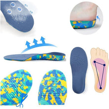 Load image into Gallery viewer, One Pair Children Flat Feet Arch Support Insoles Orthopedic Shoe Insole, 23-25cm, 26-28cm, 29-31cm, 32-34cm, 35-37cm