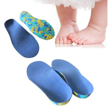 Load image into Gallery viewer, One Pair Children Flat Feet Arch Support Insoles Orthopedic Shoe Insole, 23-25cm, 26-28cm, 29-31cm, 32-34cm, 35-37cm