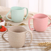 Load image into Gallery viewer, Children Wheat Fiber Drinking Cup Anti-Scalding Milk Cup, Anti-Scalding Milk Cup