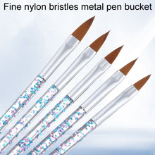 Load image into Gallery viewer, 5pcs /Set Nail Crystal Brush Sculpting Pen Painting And Sculpting Nail Salon Tools