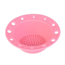 Load image into Gallery viewer, Beauty Tools Silicone Brush Tray Makeup Brush Special  Ceaning Bowl