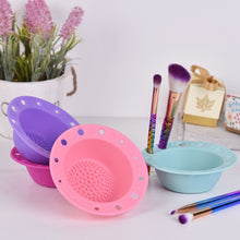 Load image into Gallery viewer, Beauty Tools Silicone Brush Tray Makeup Brush Special  Ceaning Bowl