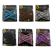 Load image into Gallery viewer, 3 PCS Woman Elastic Magic DIY Vintage Headband Fashion Hair Maker Bun Hair Combs Metal Hairpins Hair Accessories