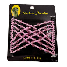 Load image into Gallery viewer, 3 PCS Woman Elastic Magic DIY Vintage Headband Fashion Hair Maker Bun Hair Combs Metal Hairpins Hair Accessories