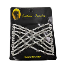 Load image into Gallery viewer, 3 PCS Woman Elastic Magic DIY Vintage Headband Fashion Hair Maker Bun Hair Combs Metal Hairpins Hair Accessories
