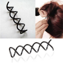 Load image into Gallery viewer, 5pcs Spiral Hairpin Hair Accessories Hairpin Spiral Chuck Hairpin Head Y Round Pin Shape Headband
