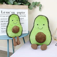 Load image into Gallery viewer, Cute Cartoon Avocado Plush Pillow Toy 22~45Cm Avocado With Feet Children Fruit Avocado Stuffed Plush Pillow Toy Gift for Child