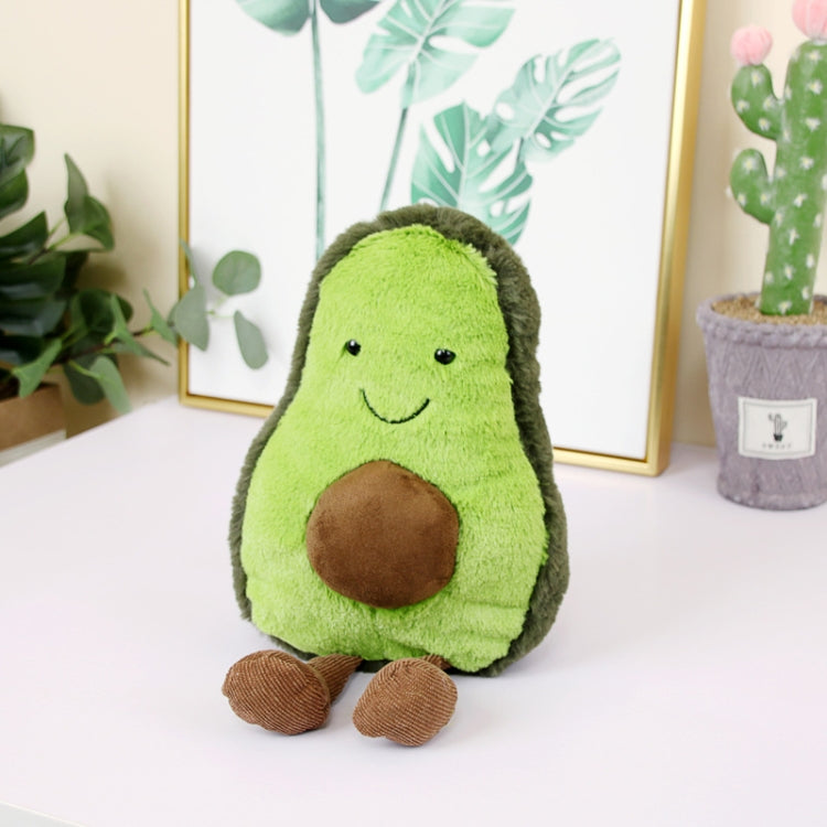 Cute Cartoon Avocado Plush Pillow Toy 22~45Cm Avocado With Feet Children Fruit Avocado Stuffed Plush Pillow Toy Gift for Child
