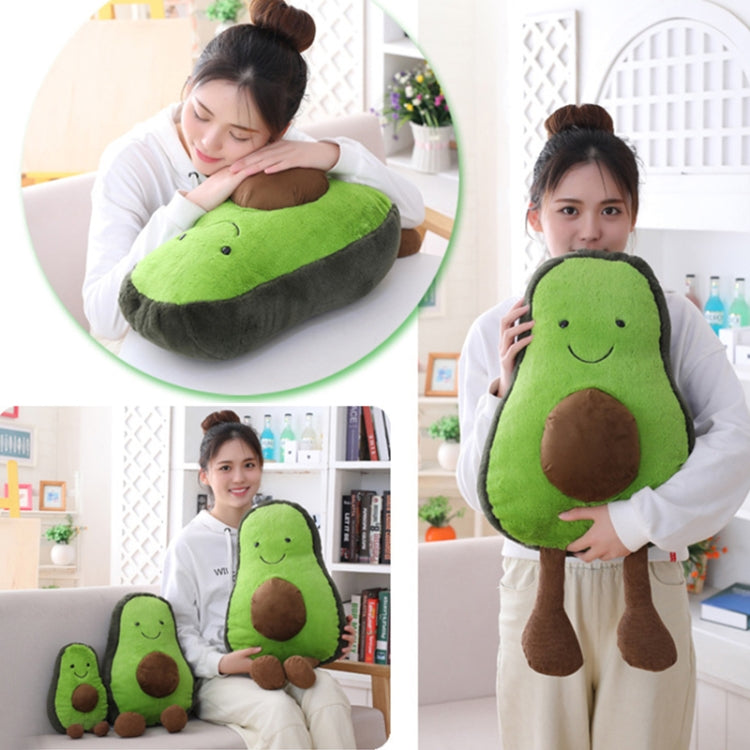 Cute Cartoon Avocado Plush Pillow Toy 22~45Cm Avocado With Feet Children Fruit Avocado Stuffed Plush Pillow Toy Gift for Child
