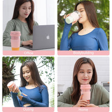Load image into Gallery viewer, Portable USB Rechargeable Mini Household Electric Fruit Juicer, 250ml