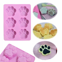 Load image into Gallery viewer, 3 PCS Paw Soap Ice Cream Chocolate Cake Silicone Mold, Soap Shape