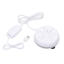 Load image into Gallery viewer, Portable Mini Washing Machine Ultrasonic Turbine Clothes Mini Washer with USB Cable Convenient for Travel, 3 in 1, 2 in 1
