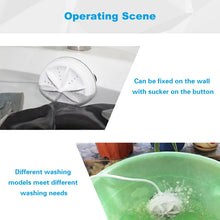 Load image into Gallery viewer, Portable Mini Washing Machine Ultrasonic Turbine Clothes Mini Washer with USB Cable Convenient for Travel, 3 in 1, 2 in 1