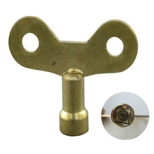 Load image into Gallery viewer, 5 PCS Faucet Key Solid Brass Lock Radiator Plumbing Drainage Square Hole Socket Faucet Key, Inner Diameter 6.25 mm