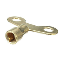 Load image into Gallery viewer, 5 PCS Faucet Key Solid Brass Lock Radiator Plumbing Drainage Square Hole Socket Faucet Key, Inner Diameter 6.25 mm