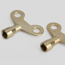 Load image into Gallery viewer, 5 PCS Faucet Key Solid Brass Lock Radiator Plumbing Drainage Square Hole Socket Faucet Key, Inner Diameter 6.25 mm