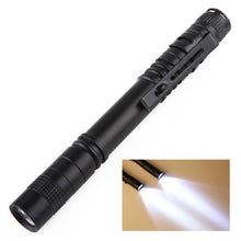 Load image into Gallery viewer, Mini LED Pen-shaped Strong Flashlight Pen Clip Torch, 9.1cm, 13.3cm