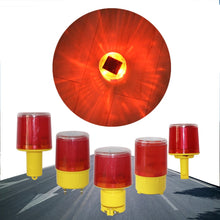 Load image into Gallery viewer, Night Solar Warning Construction Safety Warn Flash Lights Signal Light, Screw (Red), Sleeve (Red), Slim handle (Red), Magnet (Red), Crude (Red)