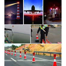 Load image into Gallery viewer, Night Solar Warning Construction Safety Warn Flash Lights Signal Light, Screw (Red), Sleeve (Red), Slim handle (Red), Magnet (Red), Crude (Red)