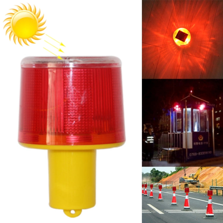 Night Solar Warning Construction Safety Warn Flash Lights Signal Light, Screw (Red), Sleeve (Red), Slim handle (Red), Magnet (Red), Crude (Red)