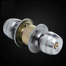 Load image into Gallery viewer, Ball Lock Indoor Bedroom Door Ball Lock Stainless Steel Bathroom Door Lock, Center Distance 60mm, Center Distance 70mm