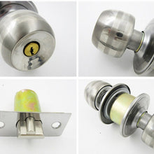 Load image into Gallery viewer, Ball Lock Indoor Bedroom Door Ball Lock Stainless Steel Bathroom Door Lock, Center Distance 60mm, Center Distance 70mm