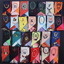 Load image into Gallery viewer, Letter Tarot Small Scarf for Women, Width: 6.2cm