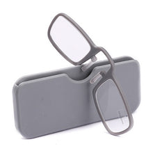 Load image into Gallery viewer, 2 PCS TR90 Pince-nez Reading Glasses Presbyopic Glasses with Portable Box