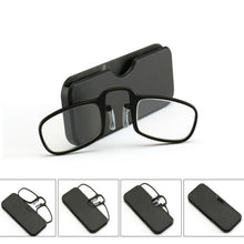 Load image into Gallery viewer, 2 PCS TR90 Pince-nez Reading Glasses Presbyopic Glasses with Portable Box