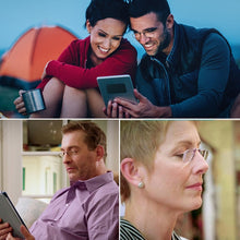 Load image into Gallery viewer, 2 PCS TR90 Pince-nez Reading Glasses Presbyopic Glasses with Portable Box