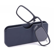 Load image into Gallery viewer, 2 PCS TR90 Pince-nez Reading Glasses Presbyopic Glasses with Portable Box