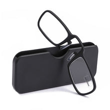 Load image into Gallery viewer, 2 PCS TR90 Pince-nez Reading Glasses Presbyopic Glasses with Portable Box