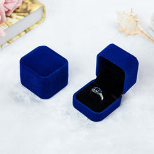 Load image into Gallery viewer, 3 PCS Wedding Jewelry Accessories Squre Velvet Jewelry Box Jewelry Display Case Gift Boxes Ring Earrings Box