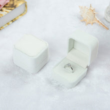 Load image into Gallery viewer, 3 PCS Wedding Jewelry Accessories Squre Velvet Jewelry Box Jewelry Display Case Gift Boxes Ring Earrings Box