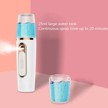 Load image into Gallery viewer, Portable Mini Moisturizing Sprayer Rechargeable Beauty Disinfectant Humidifier Automatic Alcohol Sprayer, Moisturizing Sprayer