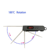 Load image into Gallery viewer, Folding Digital Meat Thermometer Probe Wireless Instant Read Kitchen Cooking Food Long Stainless Steel Probe BBQ Thermometer, BBQ Probe