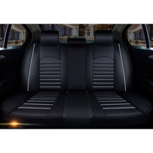 Load image into Gallery viewer, Universal PU Leather Car Seat Cover, Black White, Black Red, Black White Deluxe, Black Red Deluxe, Coffee Deluxe, Beige Deluxe, Beige, Coffee