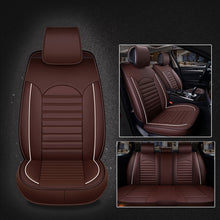 Load image into Gallery viewer, Universal PU Leather Car Seat Cover, Black White, Black Red, Black White Deluxe, Black Red Deluxe, Coffee Deluxe, Beige Deluxe, Beige, Coffee