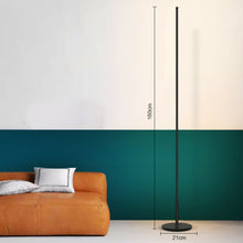 Load image into Gallery viewer, Minimalist Creative Bedroom Living Room Personality Atmosphere Light LED Floor Lamp, Warm Light, White Light, Stepless Dimming