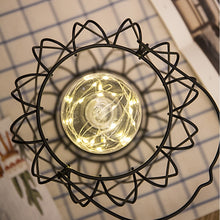 Load image into Gallery viewer, Minimalist Copper Lamp Bedroom Home Wrought Iron Table Lamp, Portable, 7-Word, USB