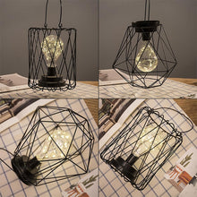Load image into Gallery viewer, Minimalist Copper Lamp Bedroom Home Wrought Iron Table Lamp, Portable, 7-Word, USB