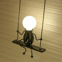 Load image into Gallery viewer, E27 LED Personality Creative Retro Wrought Iron Villain Wall Lamp without Bulb, White, Red, Black