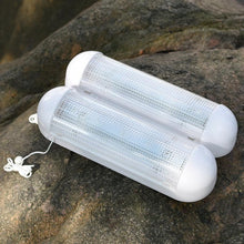 Load image into Gallery viewer, Double-lamp Wall-mounted LED Solar Powered Shed Light IP44 Waterproof Outdoor Pull Lamp