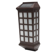 Load image into Gallery viewer, Extended Outdoor Solar Wall Lamp IP65 Waterproof Courtyard Garden Villa Wall Fence Stair Light, White Light, Warm White