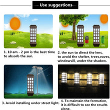 Load image into Gallery viewer, Extended Outdoor Solar Wall Lamp IP65 Waterproof Courtyard Garden Villa Wall Fence Stair Light, White Light, Warm White