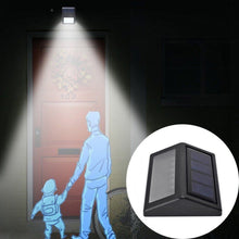 Load image into Gallery viewer, 6 LEDs Solar Power IP55 Waterproof Light Sensor Wall Light Deck Lights, White light, Warm Light