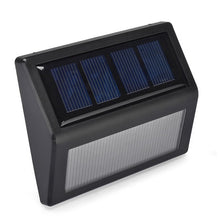 Load image into Gallery viewer, 6 LEDs Solar Power IP55 Waterproof Light Sensor Wall Light Deck Lights, White light, Warm Light